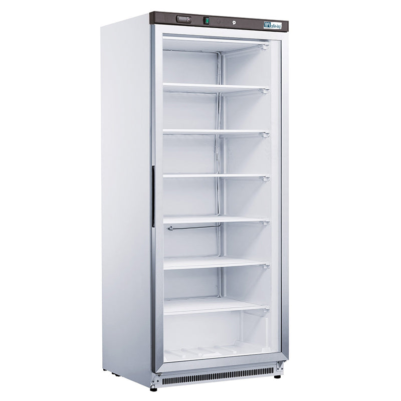 ARMOIRE NÉGATIVE PORTE VITRÉE - 600 L - FINITION BLANCHE