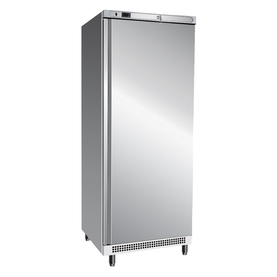 Armoire réfrigérée positive 1 porte pleine 570 L - Inox