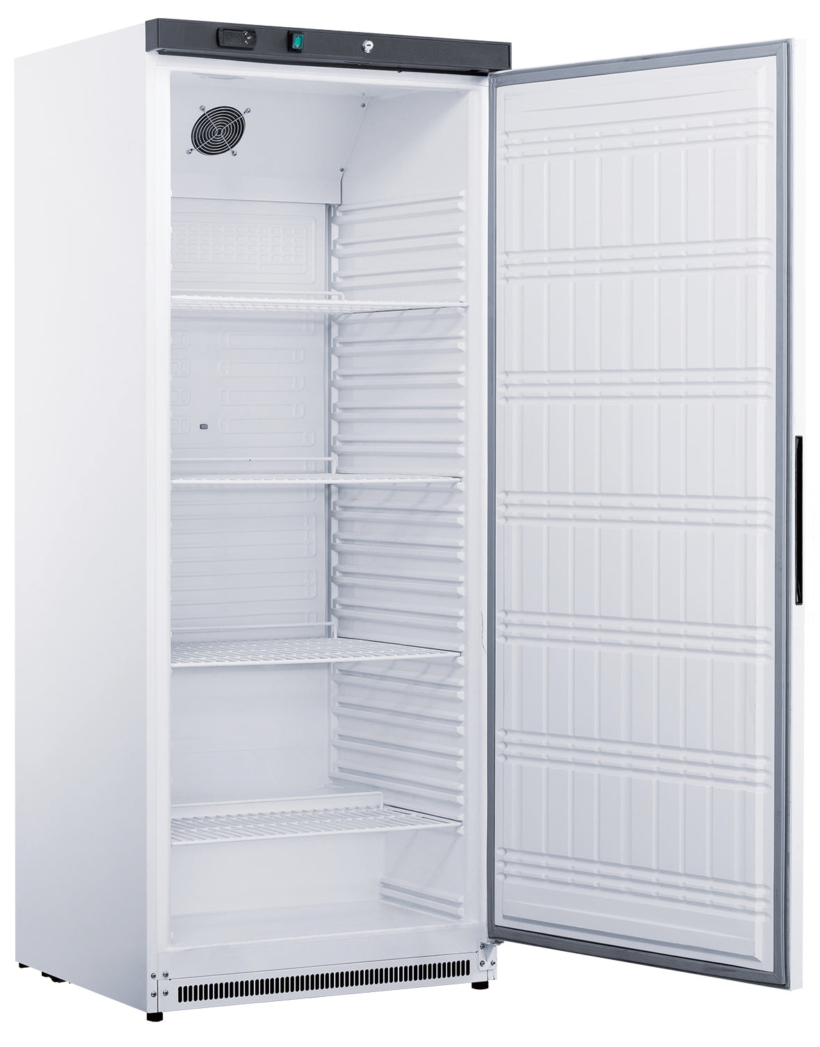 ARMOIRE POSITIVE - 1 PORTE PLEINE - 600 L - FINITION LAQUÉE BLANCHE