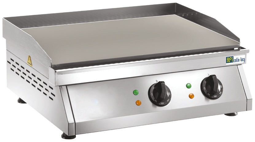 PLAQUE À SNACKER ÉLECTRIQUE - LISSE - 2 ZONES