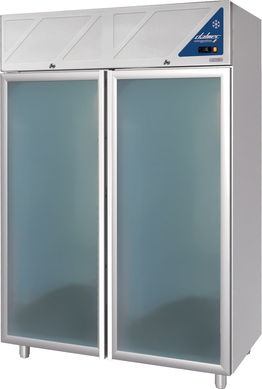 Armoire à poissons -2/+10°C - GN 2/1 - 2 portes vitrées - 1400 L - DAPO1400PV-3 - Dalmec