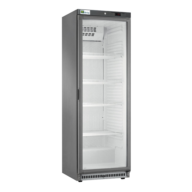 ARMOIRE POSITIVE PORTE VITRÉE - 308 L - FINITION INOX