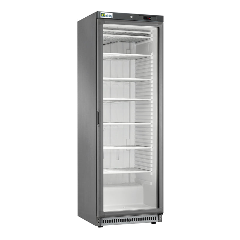 ARMOIRE NÉGATIVE PORTE VITRÉE - 268 L - FINITION INOX