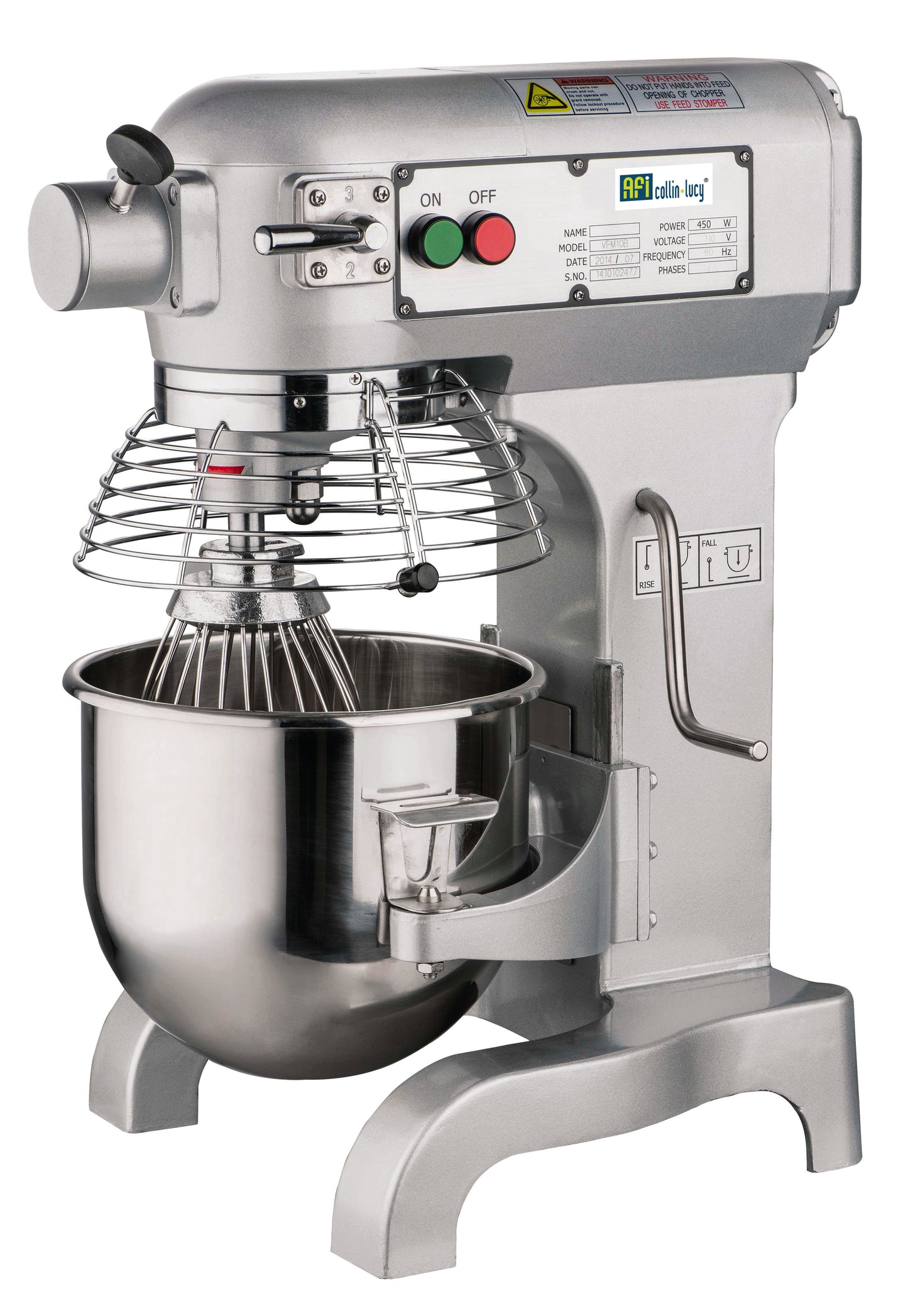 BATTEUR-MÉLANGEUR - CUVE 10 L