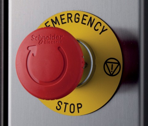 Bouton d'arrêt d'urgence