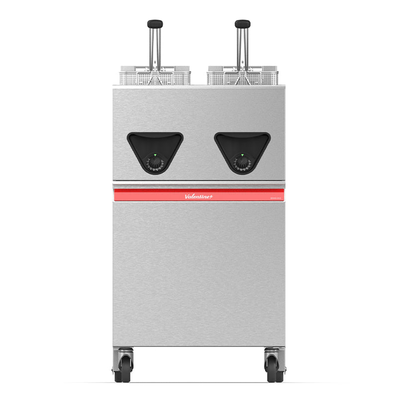 FRITEUSE - (2X) 9-10 LITRES - ÉLECTRIQUE À COMMANDES MÉCANIQUES À TRÈS HAUTE PERFORMANCES - 230 V