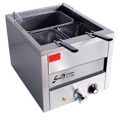 Cuiseur à pâtes + 1 panier large + 2 paniers - Cuve de 15 litres - 21202 + PAN01