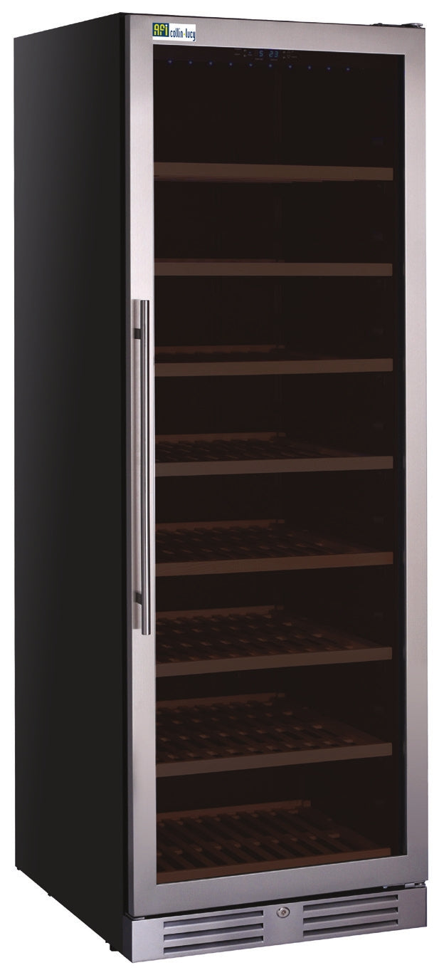 CAVE À VINS - PORTE VITRÉE FUMÉE - 151 BOUTEILLES