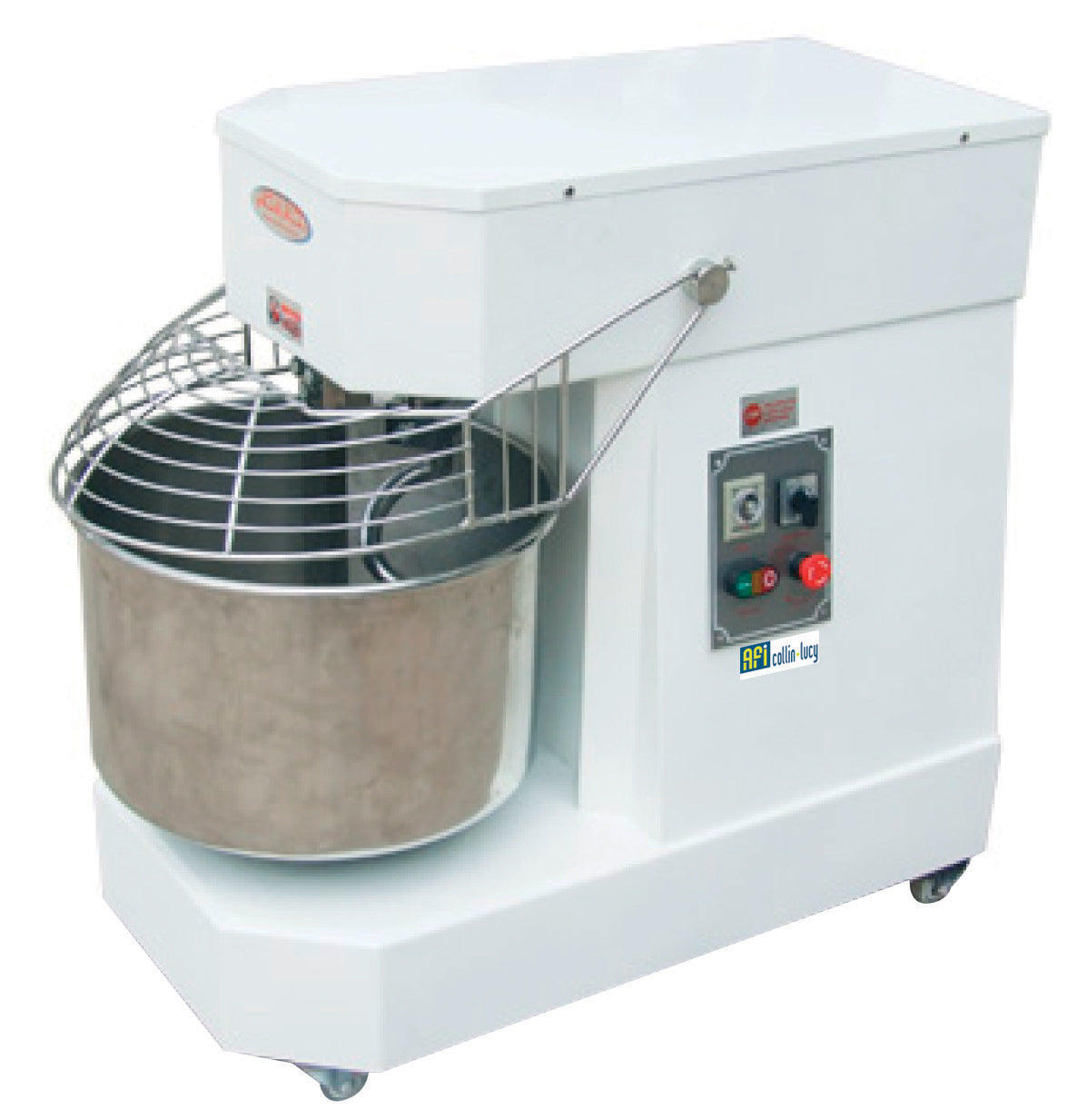 PÉTRIN PIZZAS - TÊTE ET BOL FIXES - 30 L - 2 VITESSES - 400 V