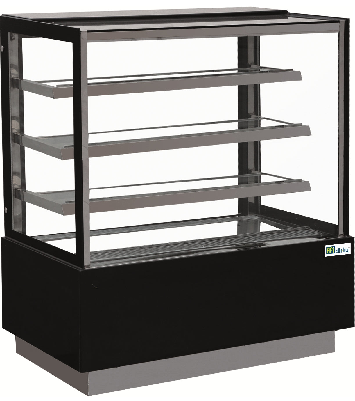 VITRINE PÂTISSERIE - VITRAGE DROIT - 3 ÉTAGÈRES - 685 L