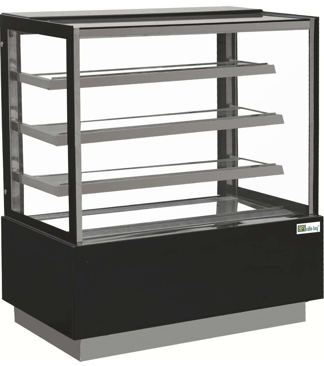 VITRINE PÂTISSERIE - VITRAGE DROIT - 3 ÉTAGÈRES - 831 L