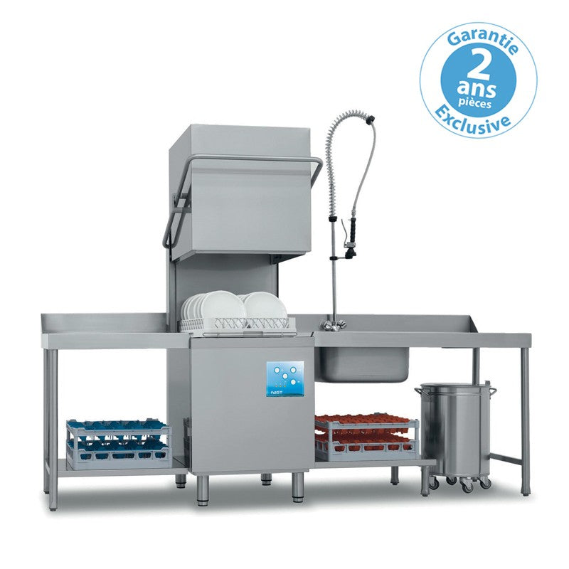 Elettrobar - FAST - Lave-vaisselle à capot - Panier 500 x 500 mm - FAST170V1
