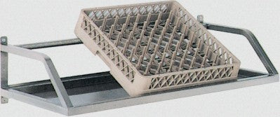 Etagère murale inclinée avec tôle de fond pour casiers 500 x 500 - ETI11050