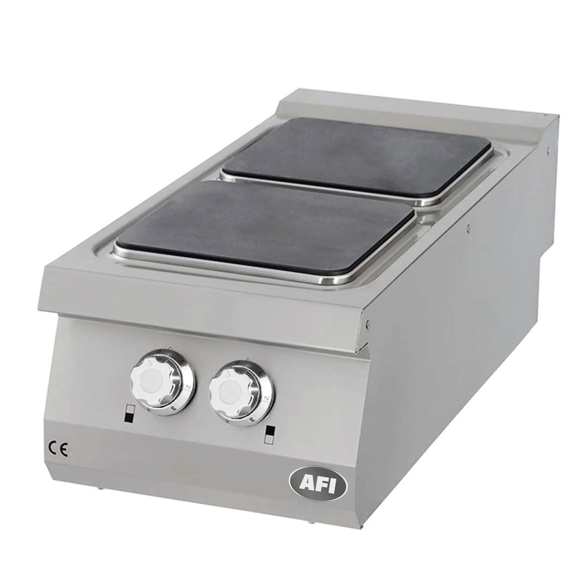 ÉLÉMENT TOP - PLAQUE ÉLECTRIQUE CARRÉE - GAMME 900 - 2 ZONES