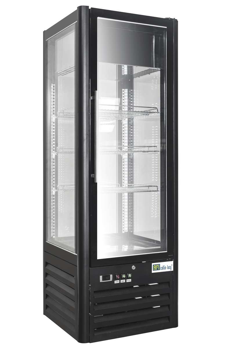 Vitrine pâtisserie 400 L - 4 faces vitrées