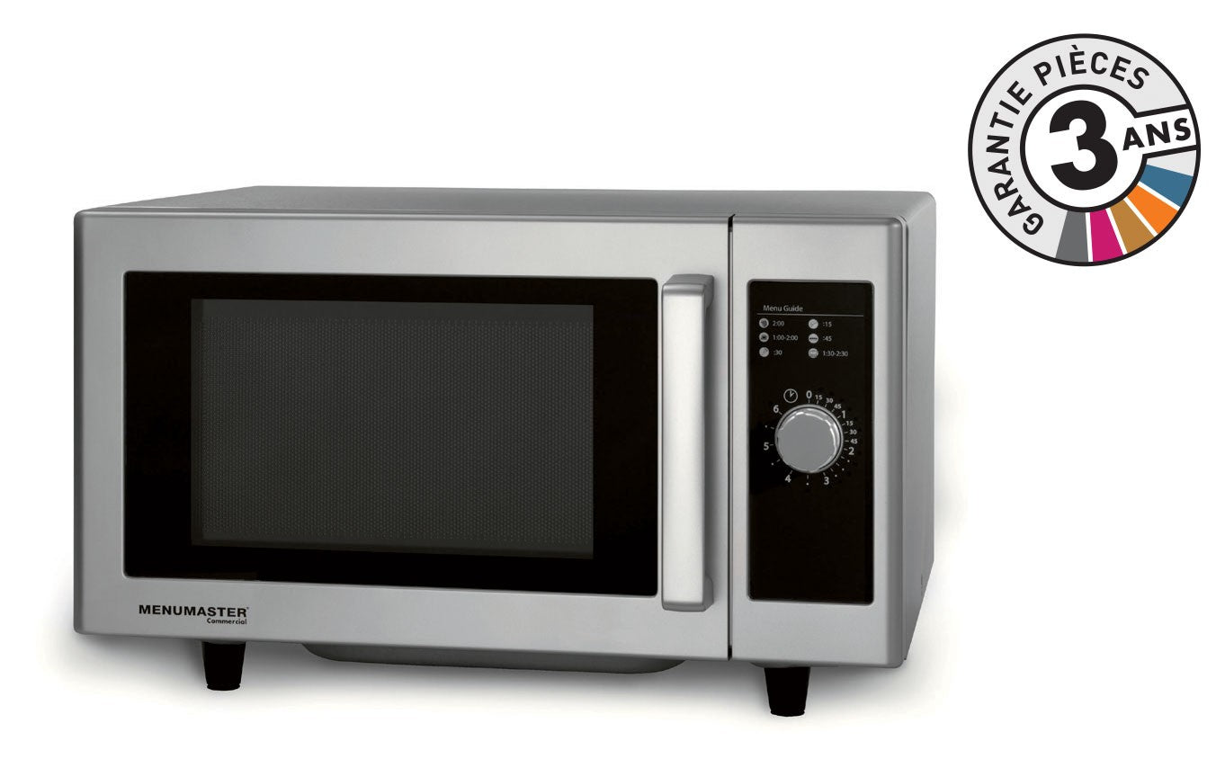 Four micro-ondes professionnel avec commandes mécaniques - 23 L - 1000 W - RMS510DS2 - Menumaster
