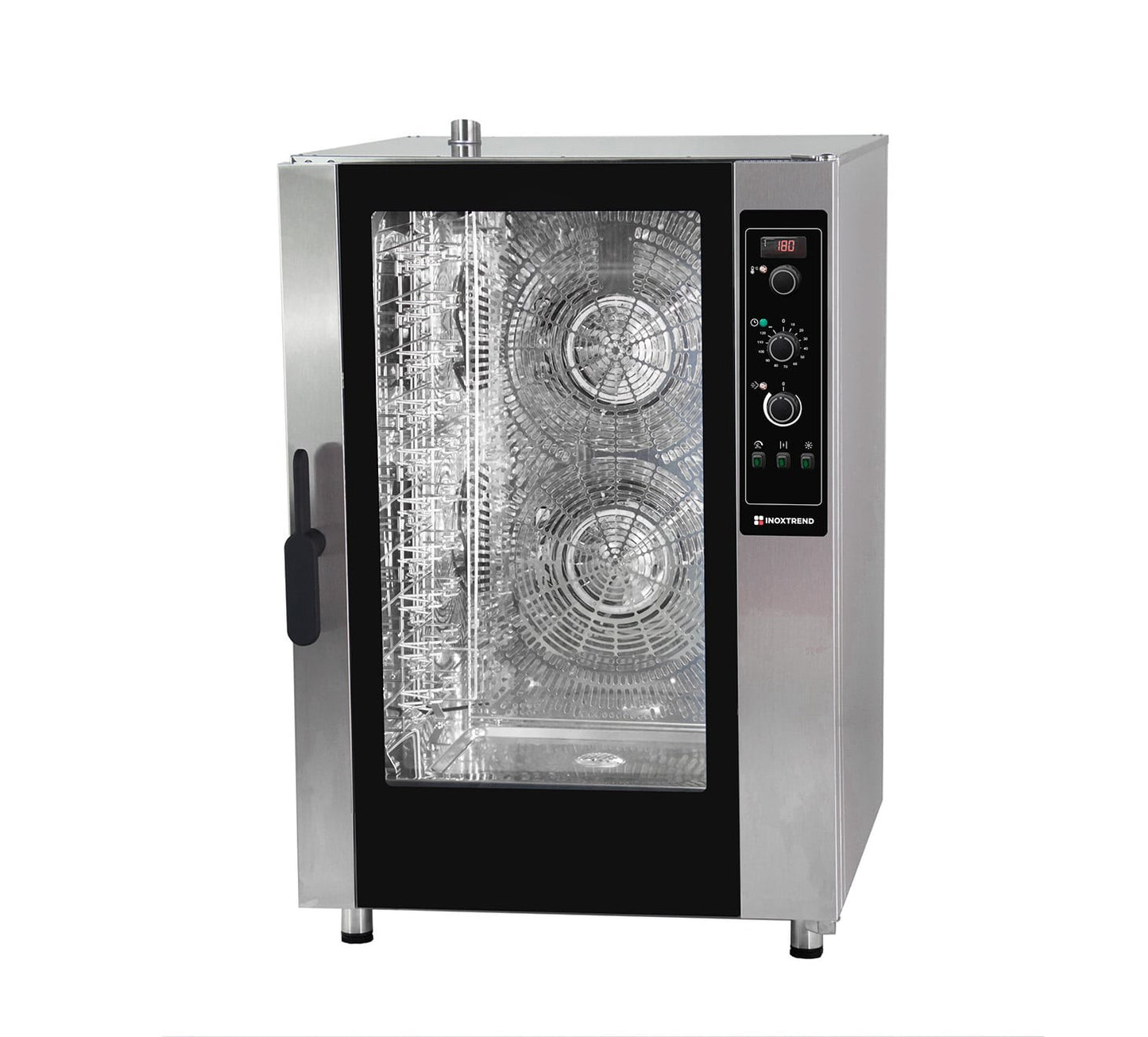 Four mixte à injection - 10 niveaux 600 x 400 mm - Commandes électromécaniques - Inoxtrend - FXDA610E
