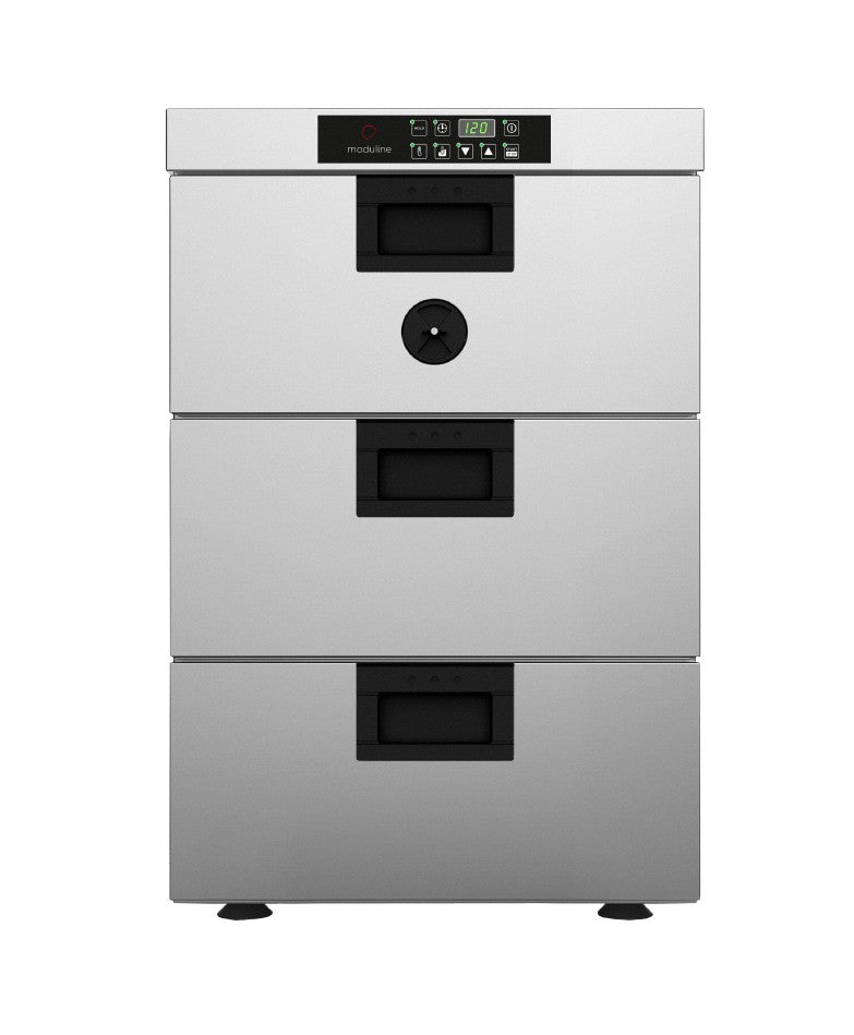 Four statique pour cuisson lente avec sonde à coeur - Introduction du plateau côté étroit - Série CSD - CSD003E - Moduline