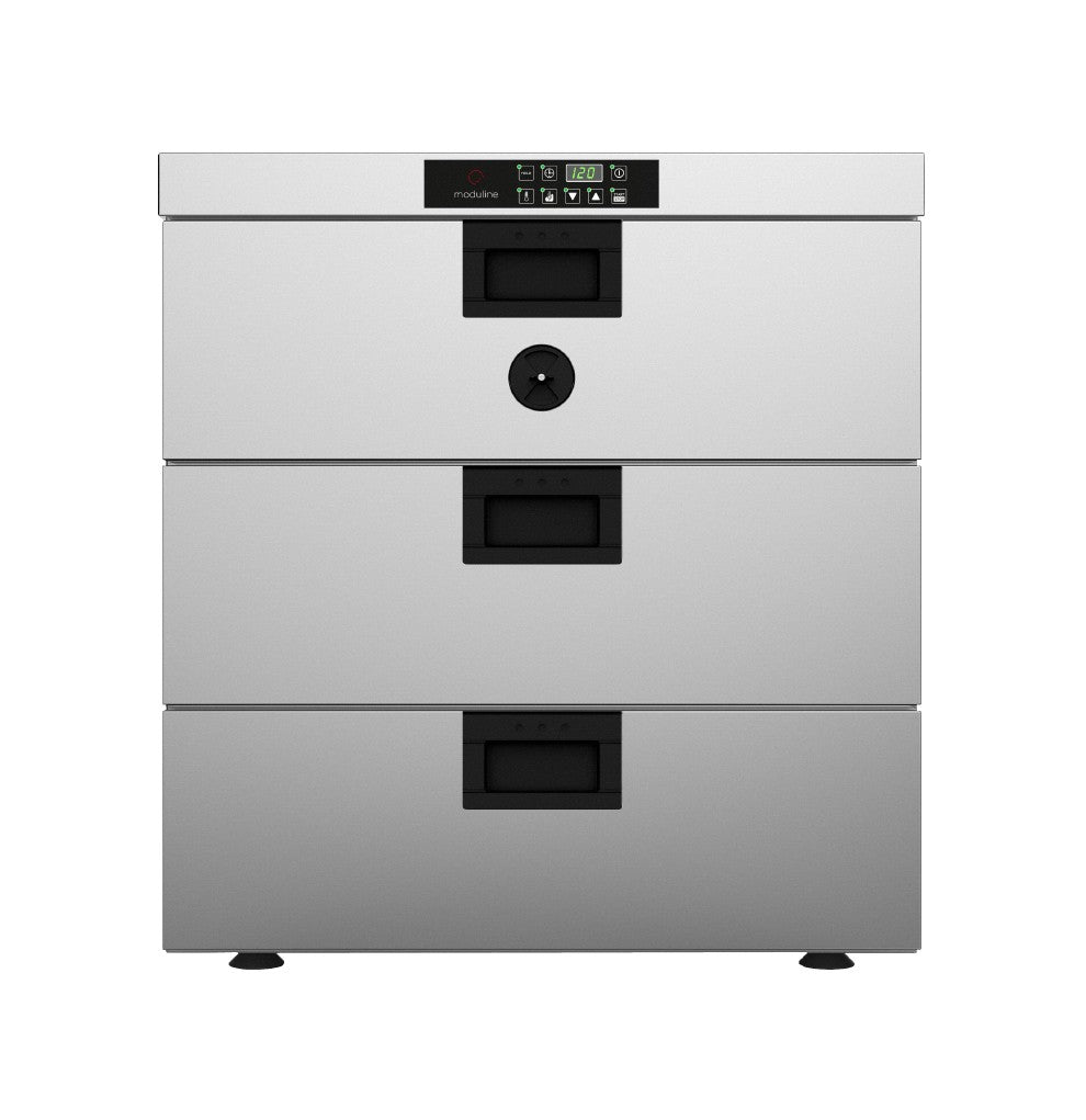 Four statique pour cuisson lente avec sonde à coeur - Introduction du plateau côté large - Série CSD - CSD013E - Moduline