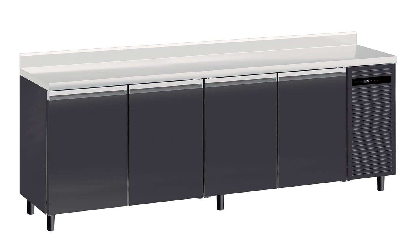 Furnotel - Arrière-bars Skinplate - Groupe logé - Hauteur 1000 mm - 4 portes - 540 litres - ABR4-2