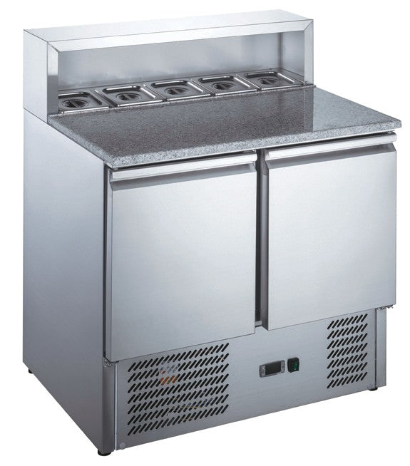 Furnotel - Table à pizza réfrigérée inox GN 1/1 - 240 litres - MP9001X