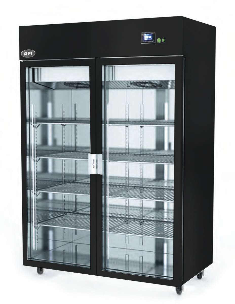 Armoire de maturation 2 portes 1400 L noir