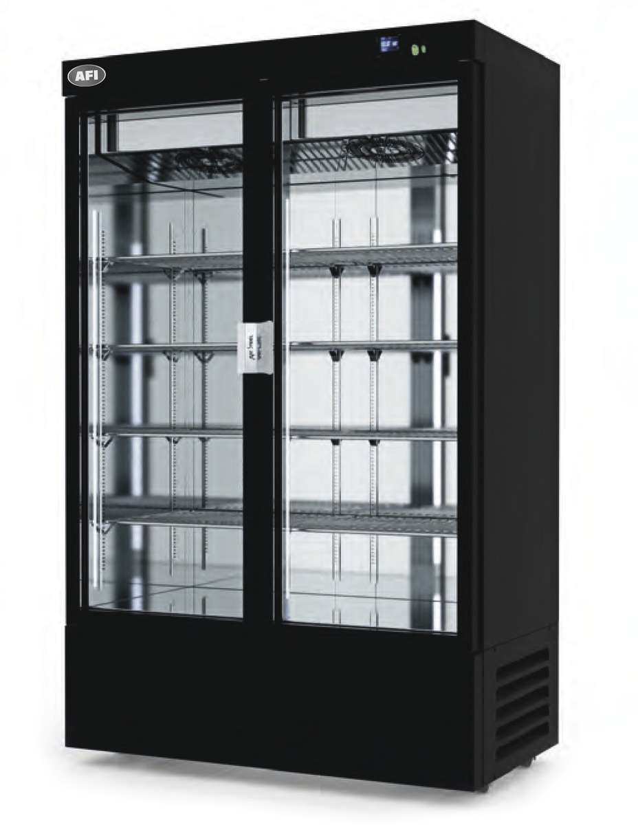 Armoire de maturation 2 portes 1400 L noir