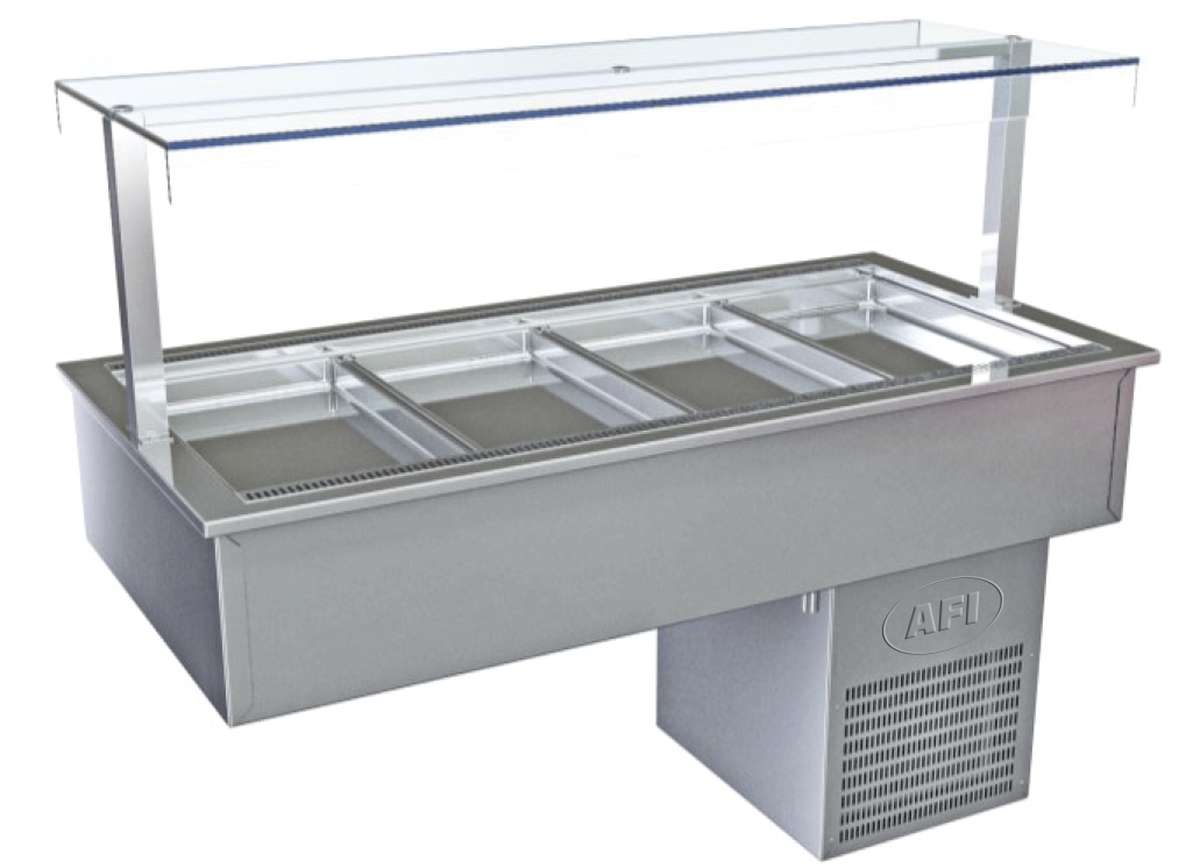 VITRINES SELF-SERVICE ALIMENTAIRES À ENCASTRER SÉRIE DROP-IN