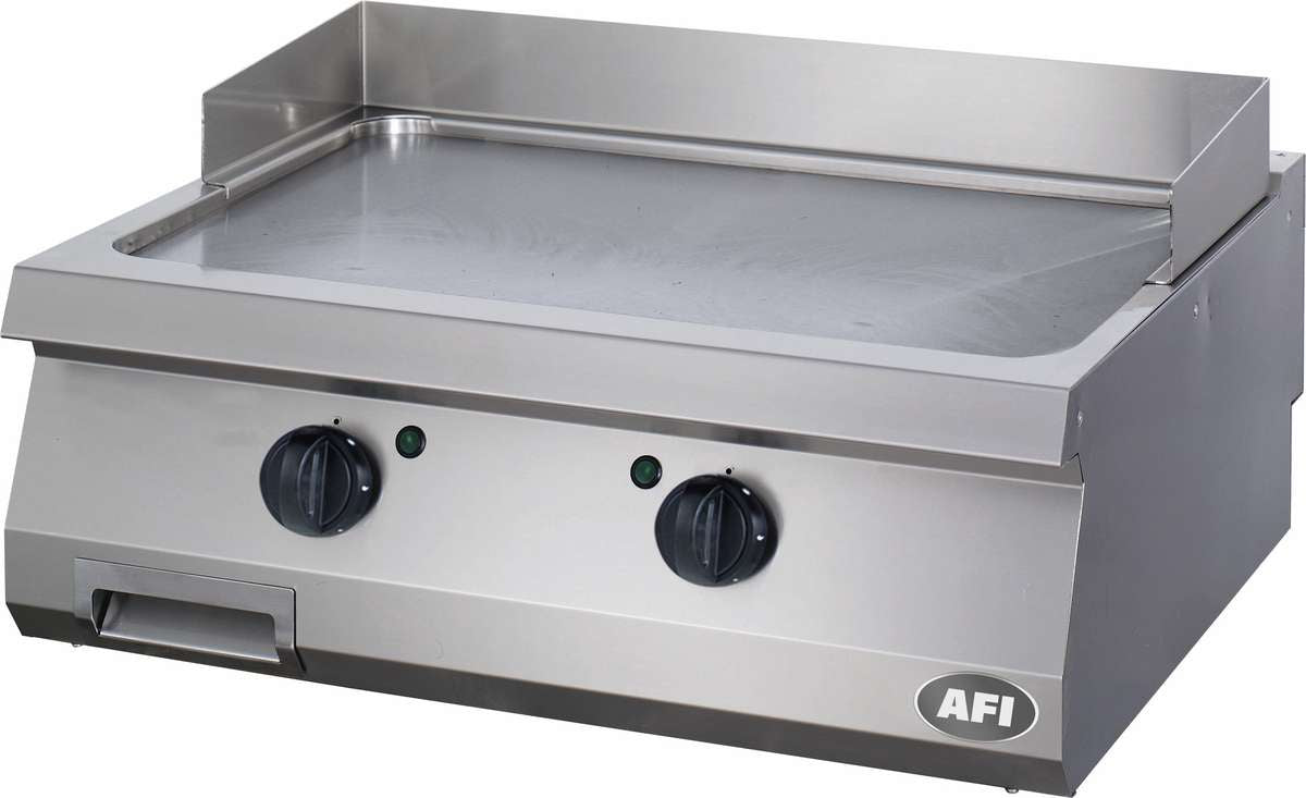 PLAQUE À SNACKER ÉLECTRIQUE - GAMME 700 - DOUBLE LISSE - CHROME