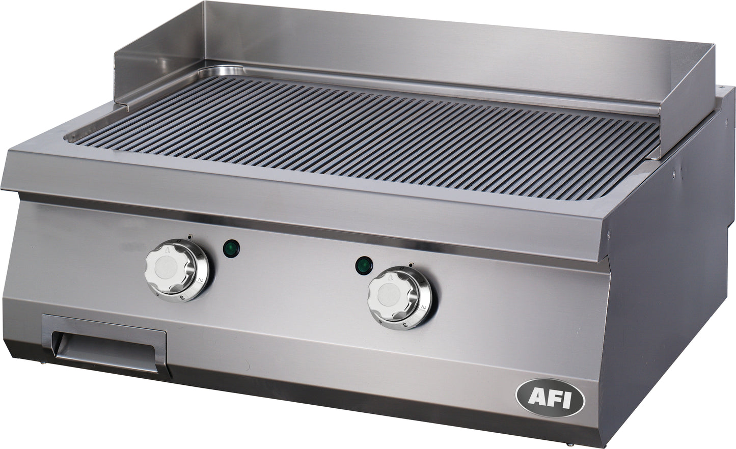 PLAQUE À SNACKER ÉLECTRIQUE - GAMME 900 - DOUBLE NERVURÉE - ACIER CARBONE