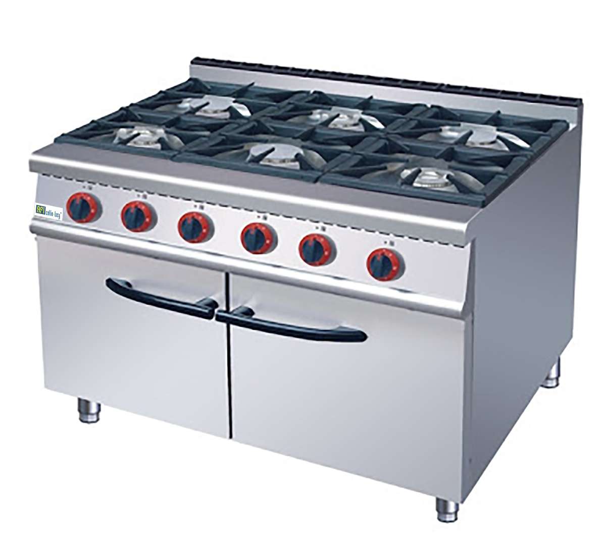 FOURNEAU GAZ SUR PLACARD FERMÉ - GAMME 700 - 6 FEUX