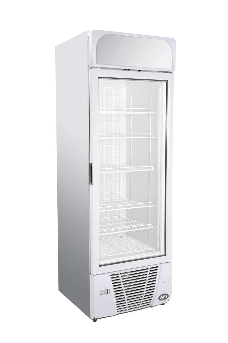 Armoire réfrigérée négative 1 porte vitrée 496 L - Finition Laquée blanche