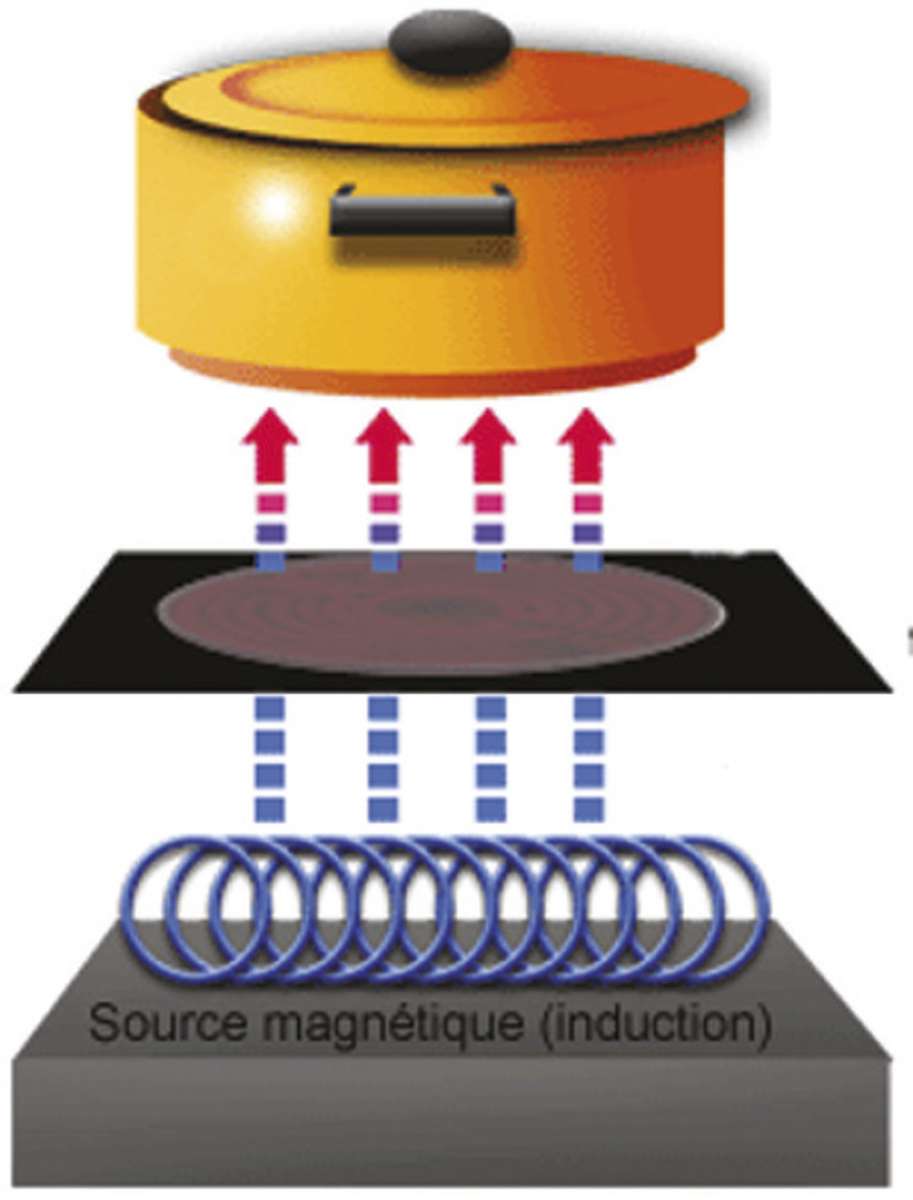 Plaque à induction 3.5 kW avec 10 niveaux de puissance et commande tactile