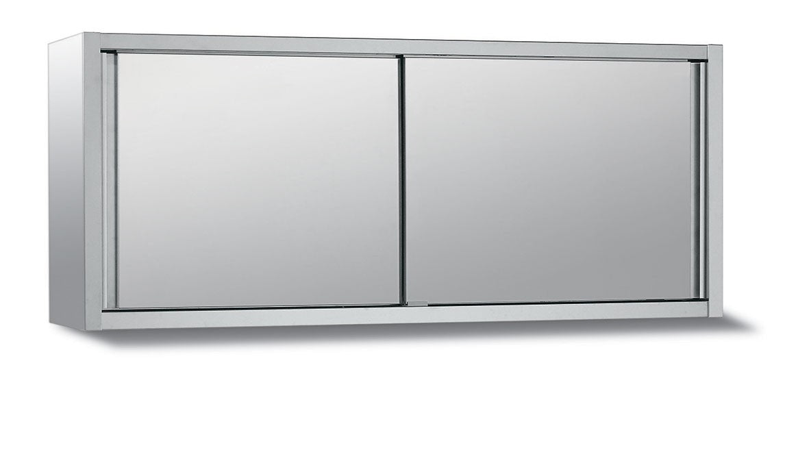 Placard mural en inox - Hauteur 600 mm - Profondeur 400 mm - Longueur 1000 mm - AM610T