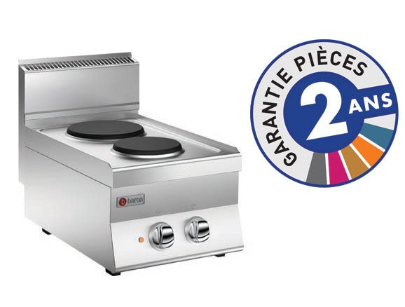 Plaque de cuisson - 2 plaques électriques - Gamme 650 - Baron