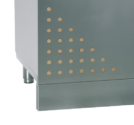 Plinthe INOX pour meubles angles EXT. 90° réduit - SRIAER90