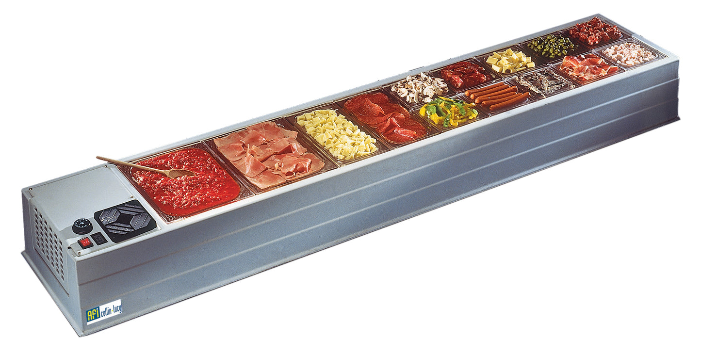 SALADETTE RÉFRIGÉRÉE À POSER - 10 BACS GN 1/3 - MAXI