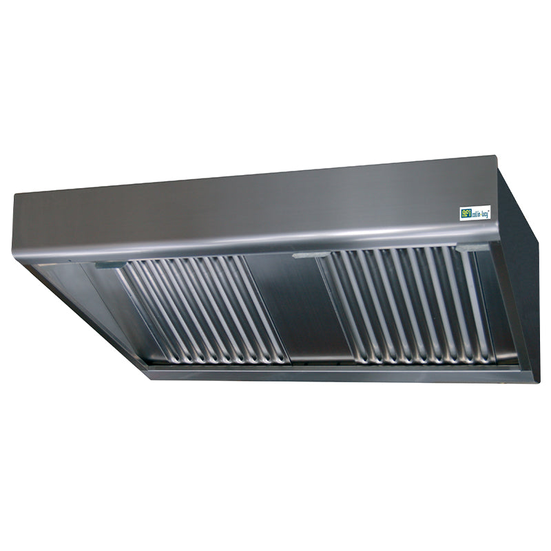 HOTTE DE VENTILATION AVEC ÉCLAIRAGE LED - LONG. 3200 MM