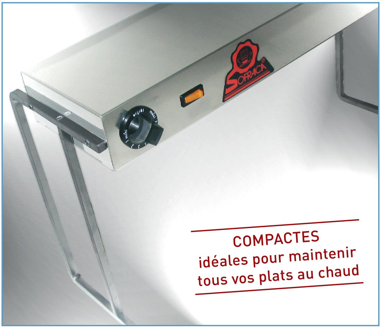 Rampe chauffante infrarouge - 230 V - L 920 mm - Avec régulateur - 33072SR