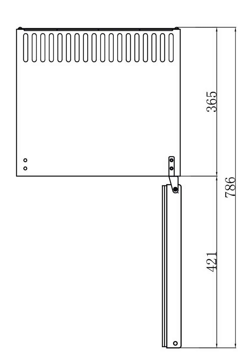 MINI-BAR D'HÔTEL - 1 PORTE VITRÉE - 24 L
