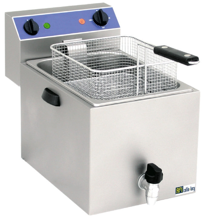 FRITEUSE DE TABLE ÉLECTRIQUE AVEC VIDANGE - 8 L