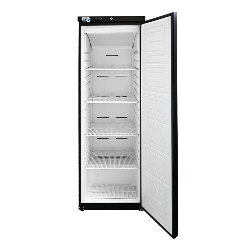 SOFRACOLD - Armoire réfrigérée noire - Porte pleine - Négative - 400 L - AE401NB
