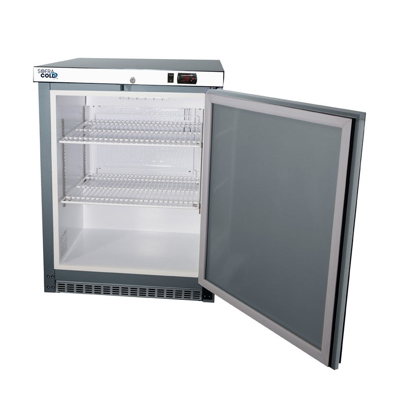 SOFRACOLD - Armoire réfrigérée positive inox - Porte pleine - 200 L - AE201PI