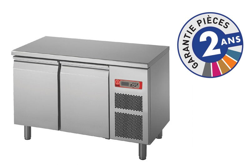 Soubassement réfrigéré positif - 2 portes - 140 L - BR12CP01-2 - Baron