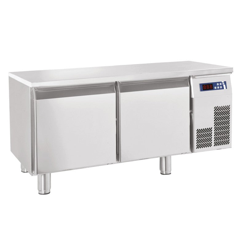 Soubassement réfrigéré sans dessus - 2 portes - 140 L - Gamme 650 - Baron - BR12SP01-2