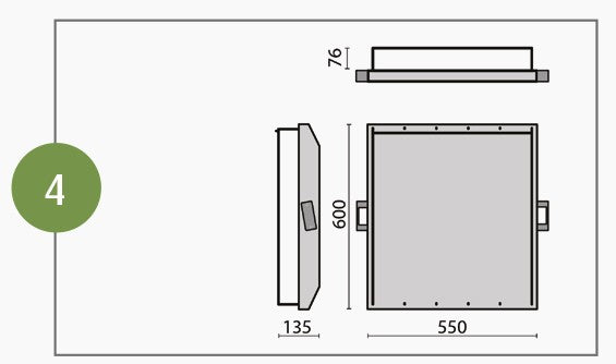 Support casier à verres - SELF-SERVICE 750 - SECC - Nosem