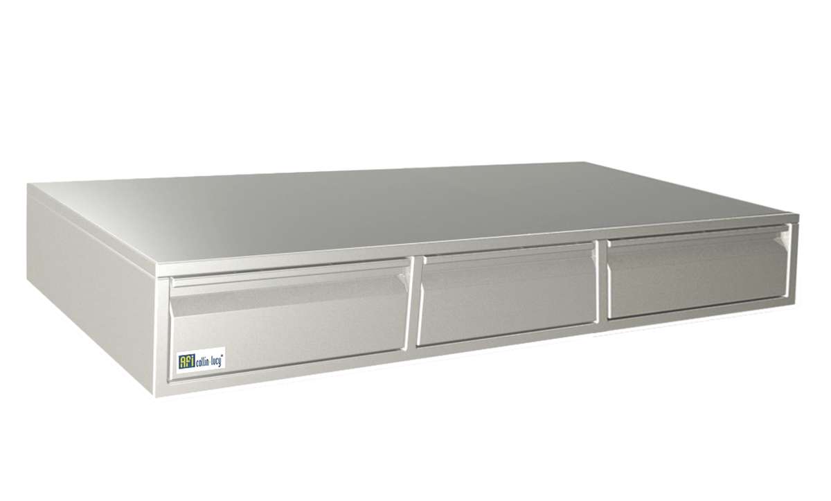 3 TIROIRS À CAFÉ - LONG. 1200 MM