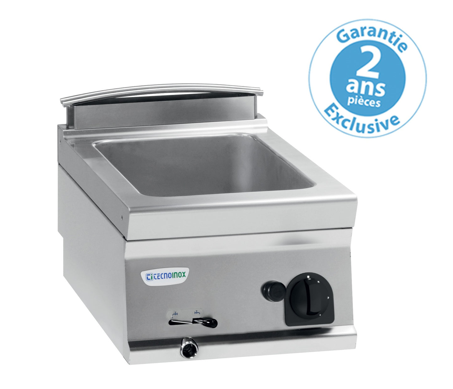 Tecnoinox - Bain-marie GN1/1 gaz à poser - Gamme 700 - BM4G7