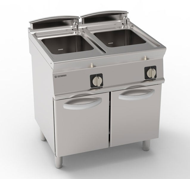 Tecnoinox - Cuiseur à pâtes électrique - 2 x 24 Litres - Commandes mécaniques - gamme 700 - CP8FE7