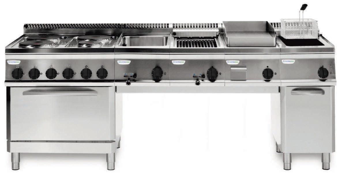 Tecnoinox - Main courante - Longueur 400 mm - Largeur 120 mm - Gamme 700 - Module 400 - 399521
